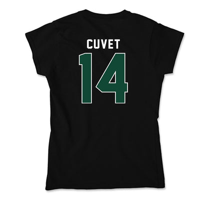 Miami - NCAA Baseball : Daniel Cuvet - Soft Style Women’s T-Shirt-1