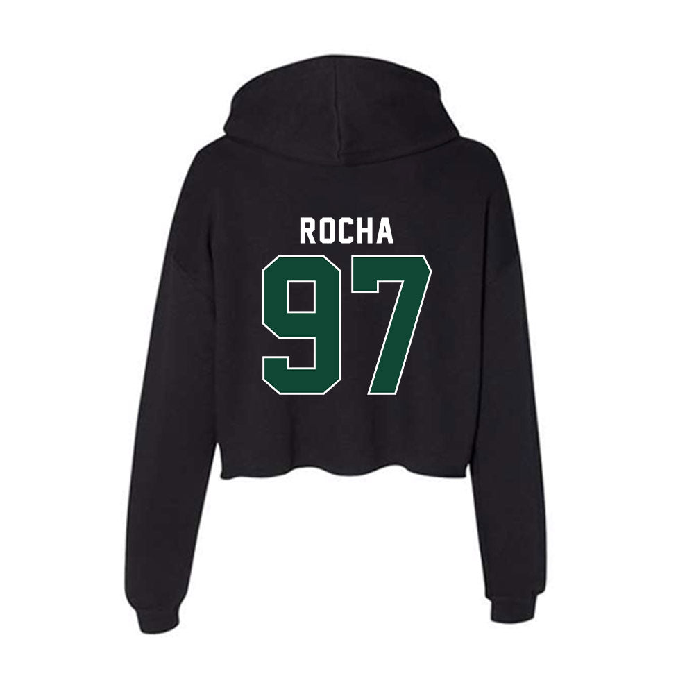 Miami - NCAA Football : Will Rocha - Women's Crop Fleece Hoodie-1