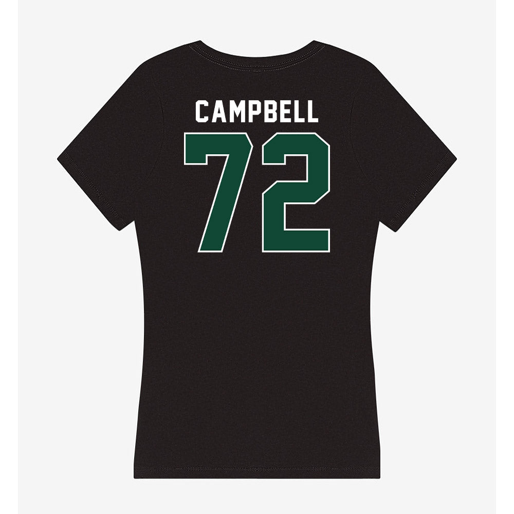 Miami - NCAA Football : Demetrius Campbell - Women's V-Neck T-Shirt-1