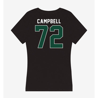 Miami - NCAA Football : Demetrius Campbell - Women's V-Neck T-Shirt-1