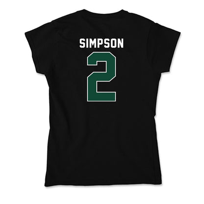 Miami - NCAA Women's Soccer : Emilie Simpson - Soft Style Women’s T-Shirt-1