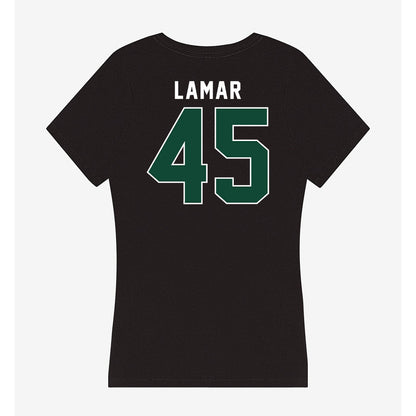 Miami - NCAA Football : Braylon Lamar - Women's V-Neck T-Shirt-1