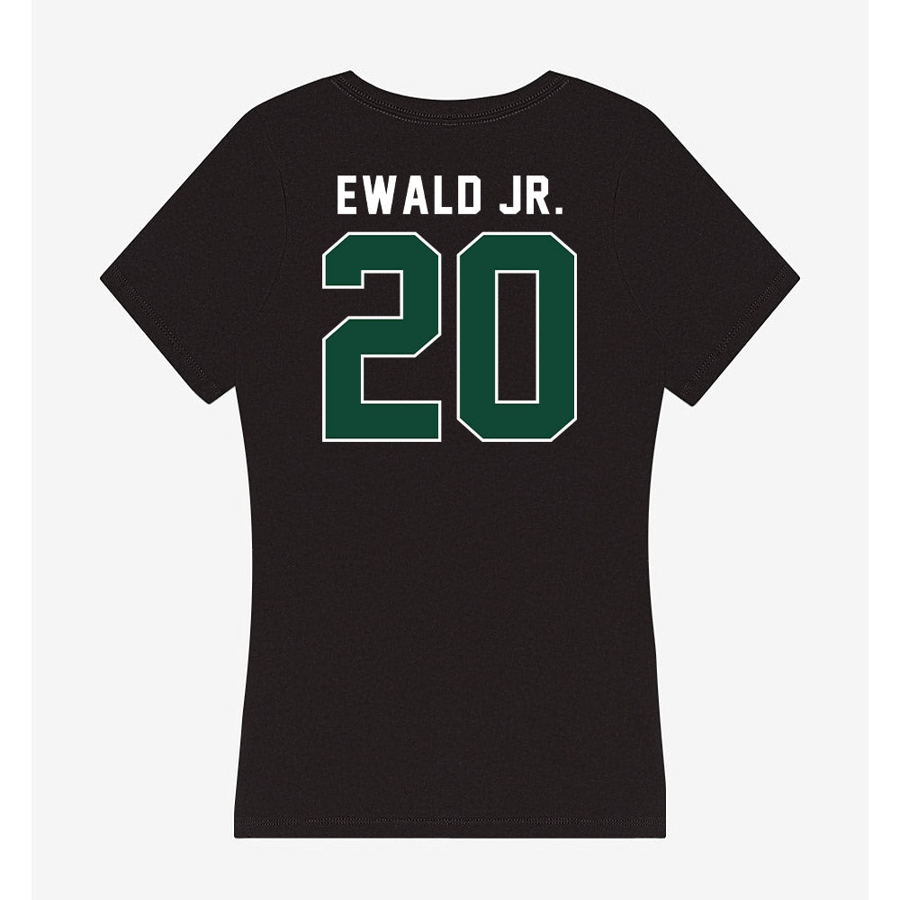 Miami - NCAA Football : Chris Ewald Jr. - Women's V-Neck T-Shirt-1
