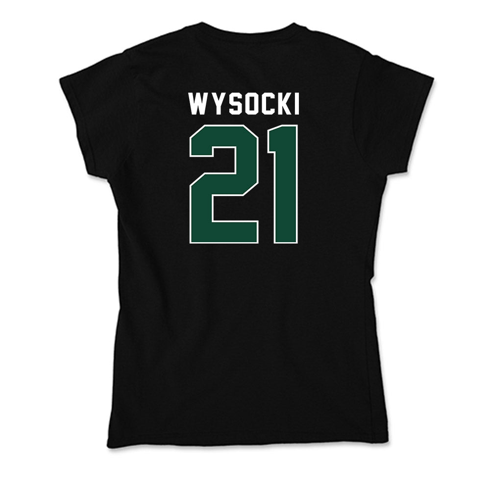 Miami - NCAA Women's Soccer : Carlie Wysocki - Soft Style Women’s T-Shirt-1
