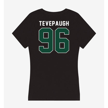 Miami - NCAA Football : Tucker Tevepaugh - Women's V-Neck T-Shirt-1