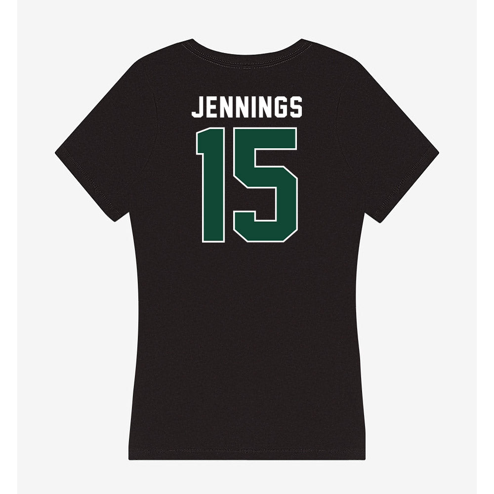 Miami - NCAA Football : Brody Jennings - Women's V-Neck T-Shirt-1