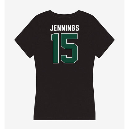 Miami - NCAA Football : Brody Jennings - Women's V-Neck T-Shirt-1