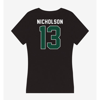 Miami - NCAA Women's Soccer : Crosby Nicholson - Women's V-Neck T-Shirt-1