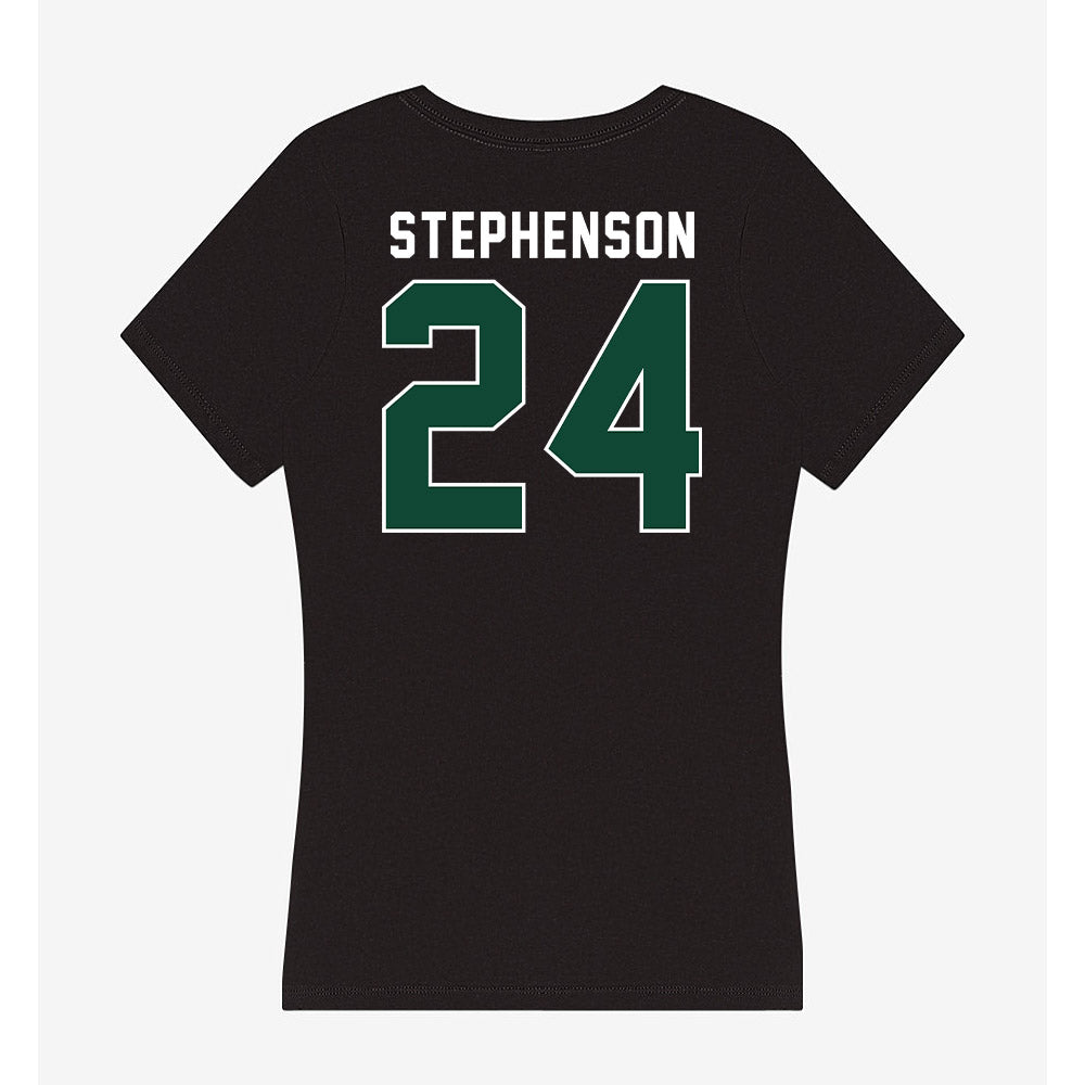 Miami - NCAA Women's Soccer : Alyssa Stephenson - Women's V-Neck T-Shirt-1