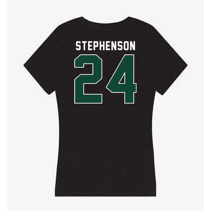 Miami - NCAA Women's Soccer : Alyssa Stephenson - Women's V-Neck T-Shirt-1