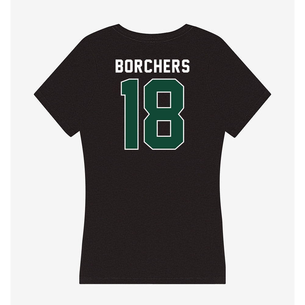 Miami - NCAA Football : Joe Borchers - Women's V-Neck T-Shirt-1