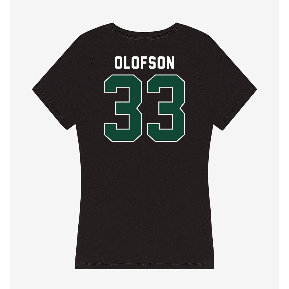 Miami - NCAA Women's Soccer : Atlee Olofson - Women's V-Neck T-Shirt-1