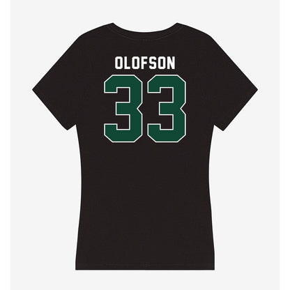 Miami - NCAA Women's Soccer : Atlee Olofson - Women's V-Neck T-Shirt-1