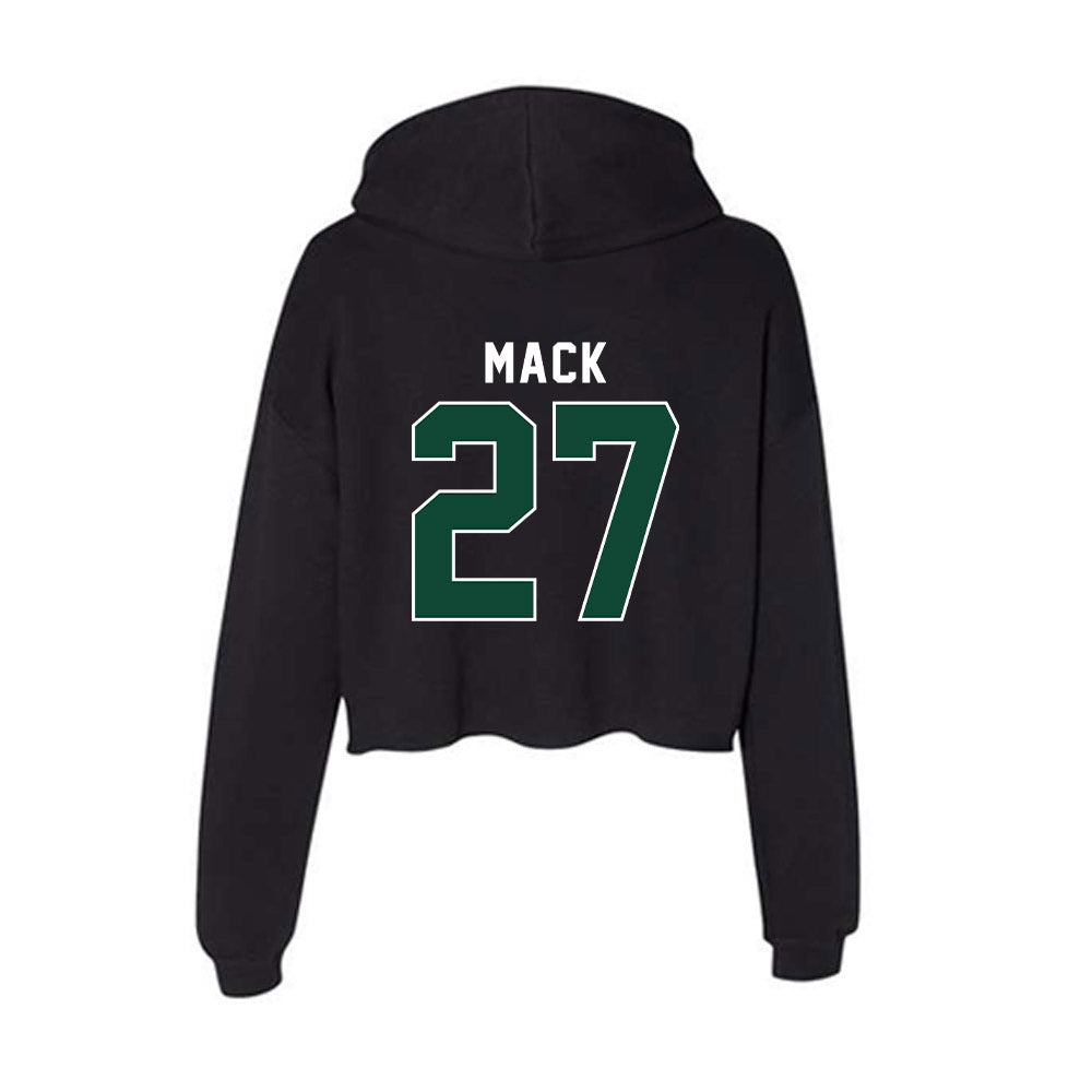 Miami - NCAA Football : Ryan Mack - Women's Crop Fleece Hoodie-1