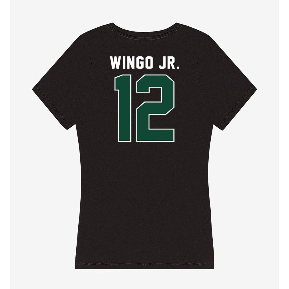Miami - NCAA Football : Somourian Wingo Jr. - Women's V-Neck T-Shirt-1