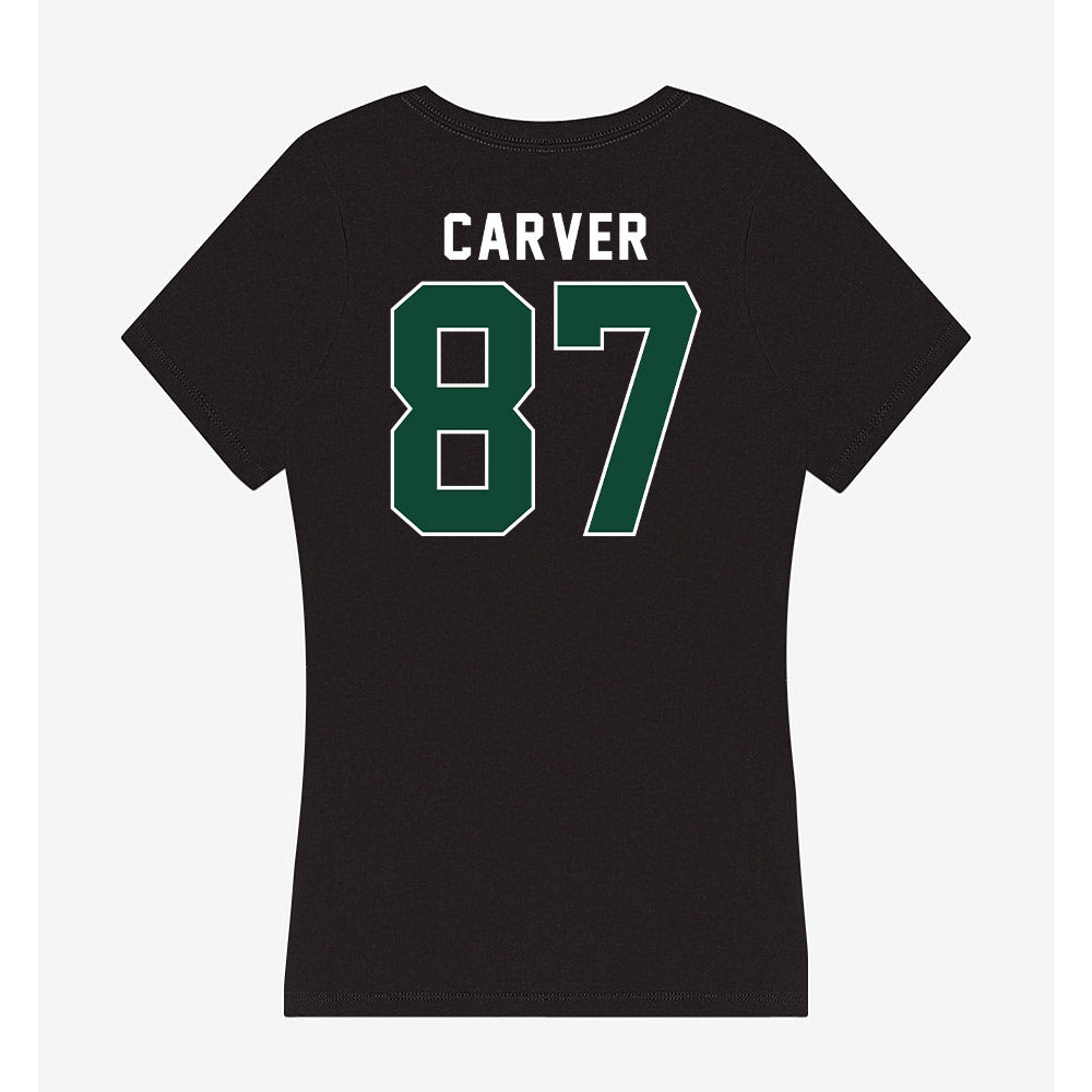 Miami - NCAA Football : Hunter Carver - Women's V-Neck T-Shirt-1