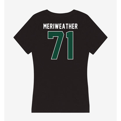 Miami - NCAA Football : Jamal Meriweather - Women's V-Neck T-Shirt-1