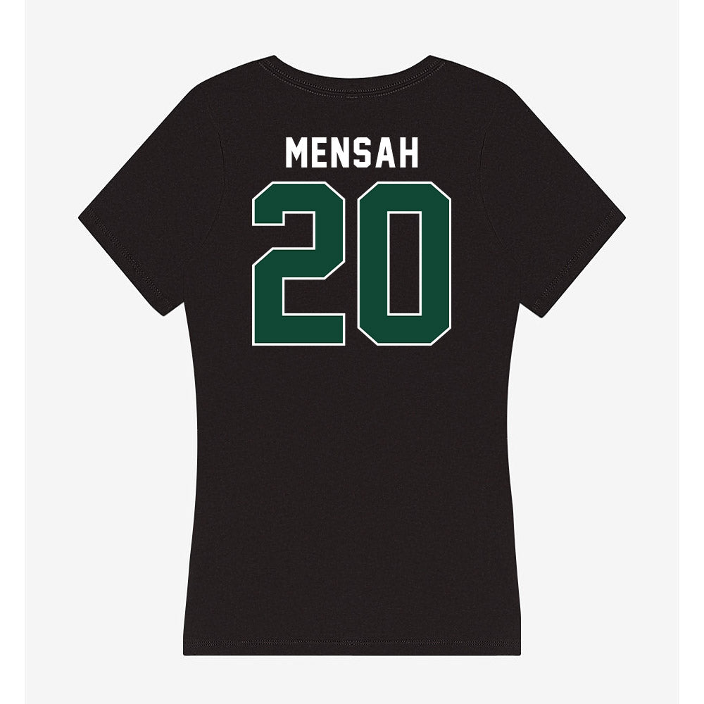 Miami - NCAA Women's Soccer : Grace Mensah - Women's V-Neck T-Shirt-1