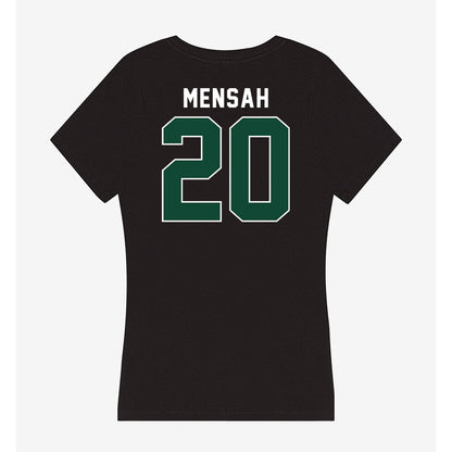 Miami - NCAA Women's Soccer : Grace Mensah - Women's V-Neck T-Shirt-1