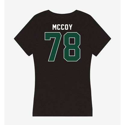 Miami - NCAA Football : Matthew McCoy - Women's V-Neck T-Shirt-1
