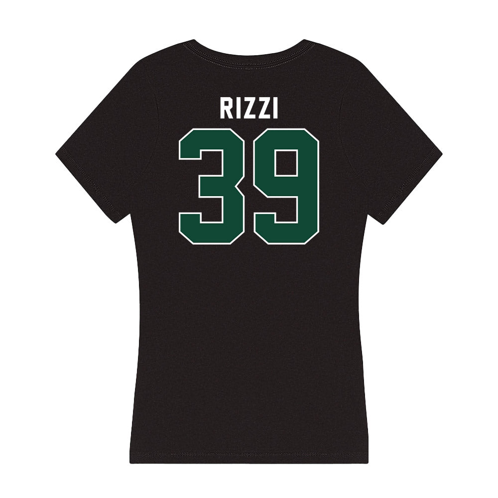 Miami - NCAA Football : Casey Rizzi - Women's V-Neck T-Shirt-1