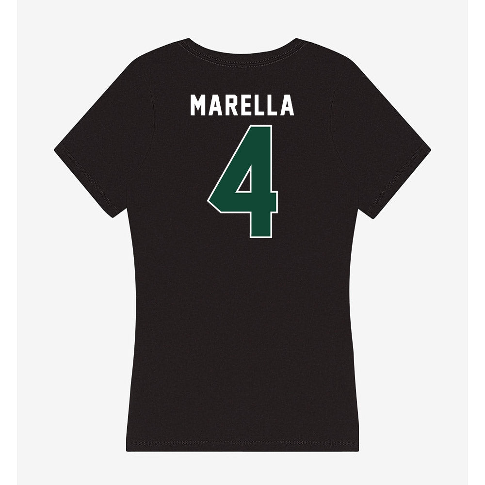 Miami - NCAA Women's Soccer : samantha marella - Women's V-Neck T-Shirt-1
