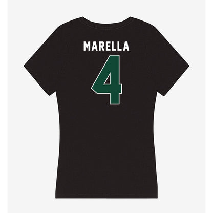Miami - NCAA Women's Soccer : samantha marella - Women's V-Neck T-Shirt-1