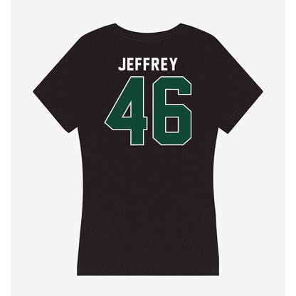 Miami - NCAA Baseball : Donavan Jeffrey - Women's V-Neck T-Shirt-1