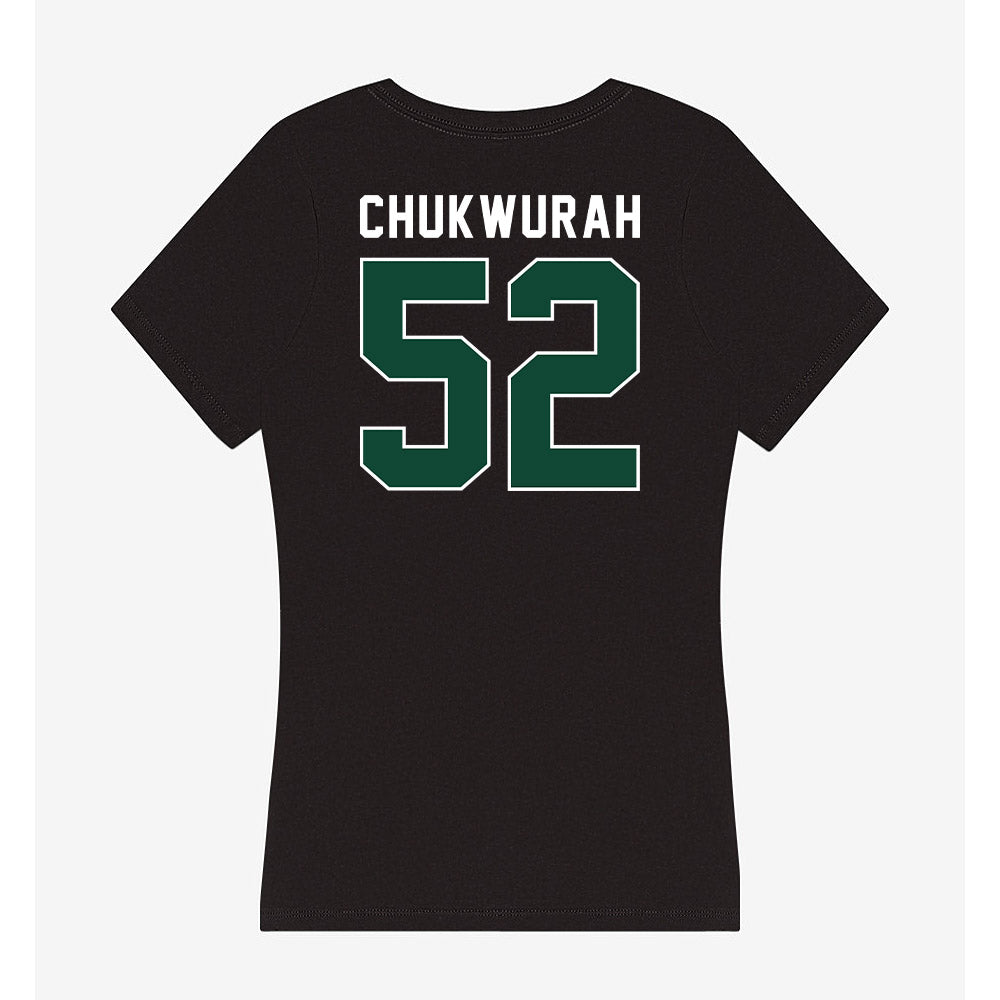 Miami - NCAA Football : Isaac Chukwurah - Women's V-Neck T-Shirt-1