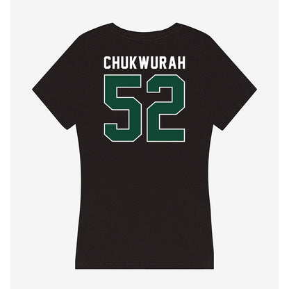 Miami - NCAA Football : Isaac Chukwurah - Women's V-Neck T-Shirt-1