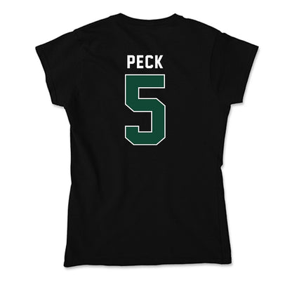 Miami - NCAA Women's Soccer : Amanda Peck - Soft Style Women’s T-Shirt-1