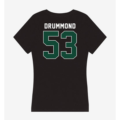 Miami - NCAA Baseball : Lj Drummond - Women's V-Neck T-Shirt-1