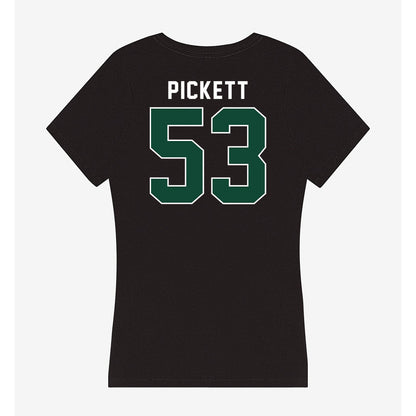 Miami - NCAA Football : Canon Pickett - Women's V-Neck T-Shirt-1