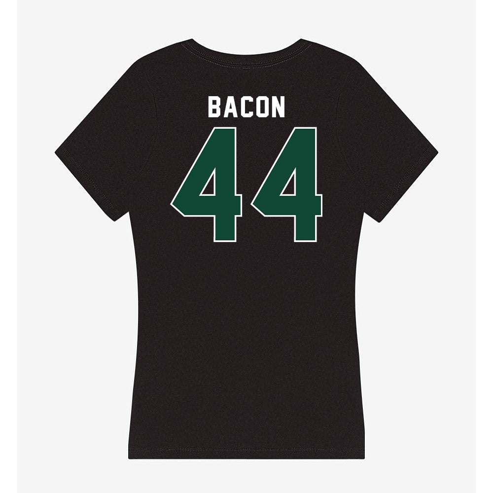 Miami - NCAA Football : Tyson Bacon - Women's V-Neck T-Shirt-1