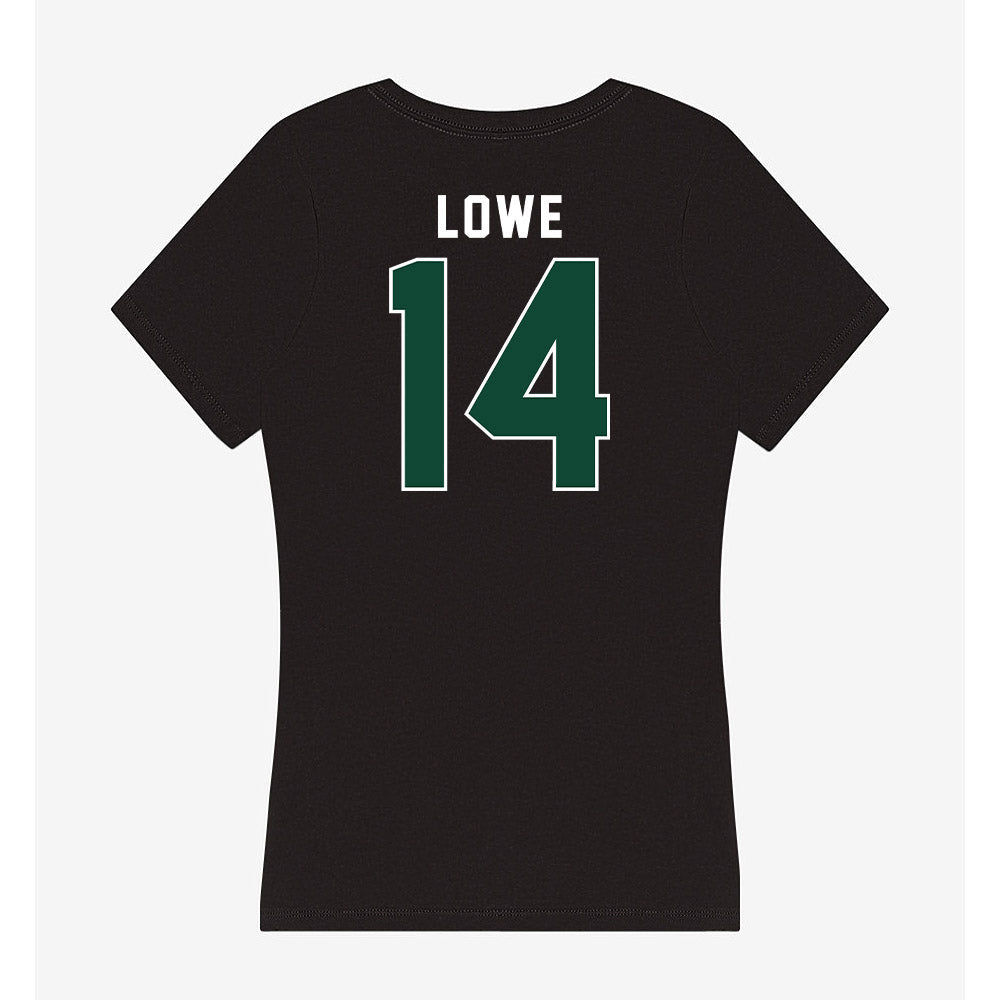 Miami - NCAA Football : Hayden Lowe - Women's V-Neck T-Shirt-1
