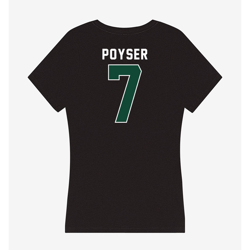 Miami - NCAA Football : Zechariah Poyser - Women's V-Neck T-Shirt-1