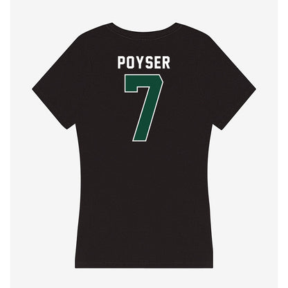 Miami - NCAA Football : Zechariah Poyser - Women's V-Neck T-Shirt-1