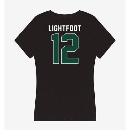 Miami - NCAA Football : Marquise Lightfoot - Women's V-Neck T-Shirt-1