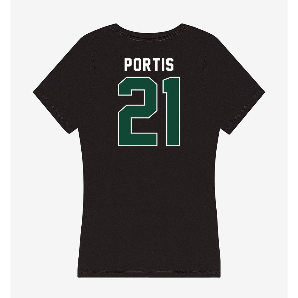 Miami - NCAA Football : Camdin Portis - Women's V-Neck T-Shirt-1