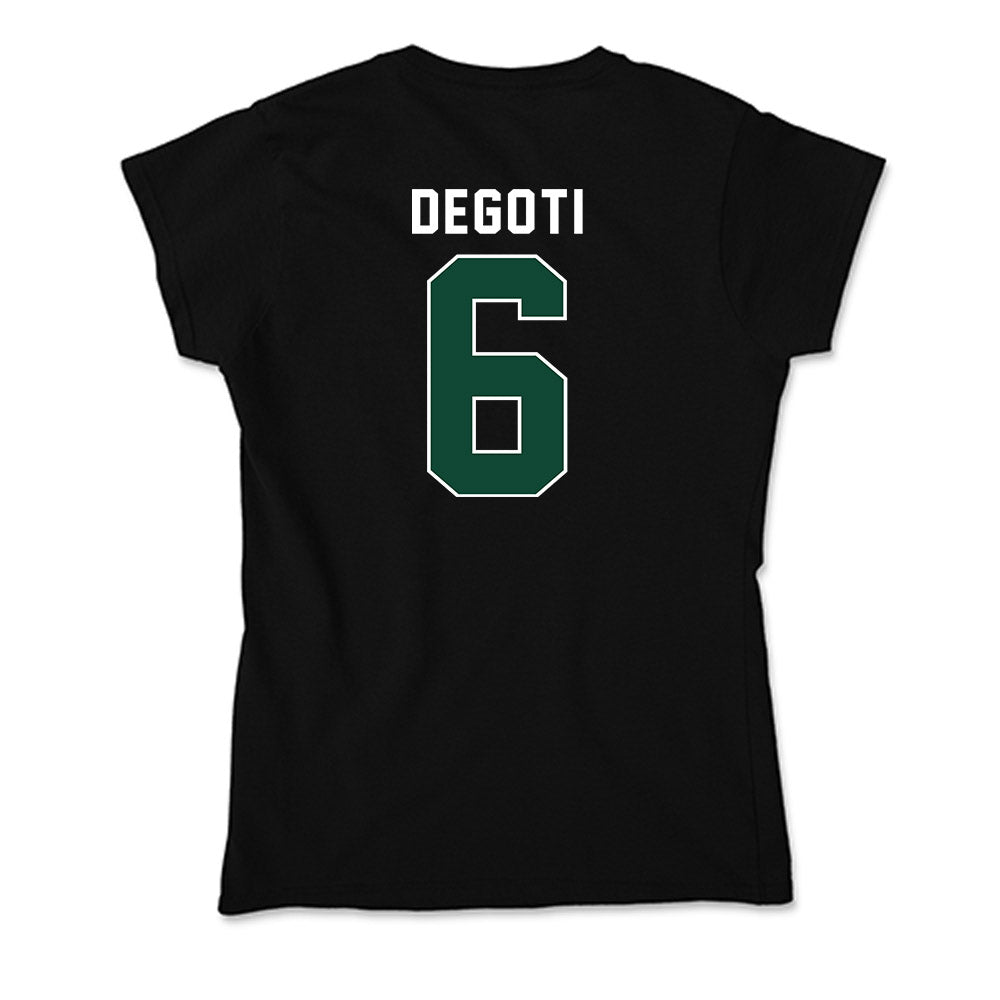 Miami - NCAA Baseball : Brandon DeGoti - Soft Style Women’s T-Shirt-1