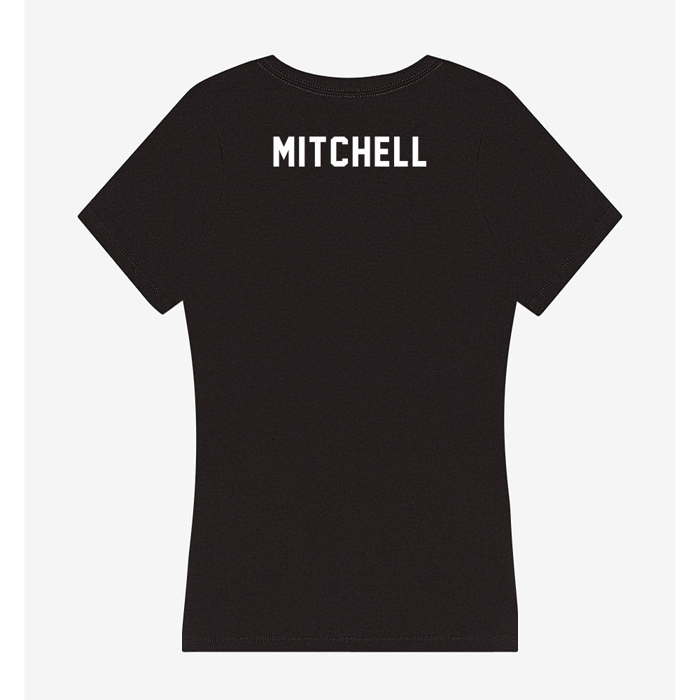 Miami - NCAA Men's Track & Field : Cason Mitchell - Women's V-Neck T-Shirt-1