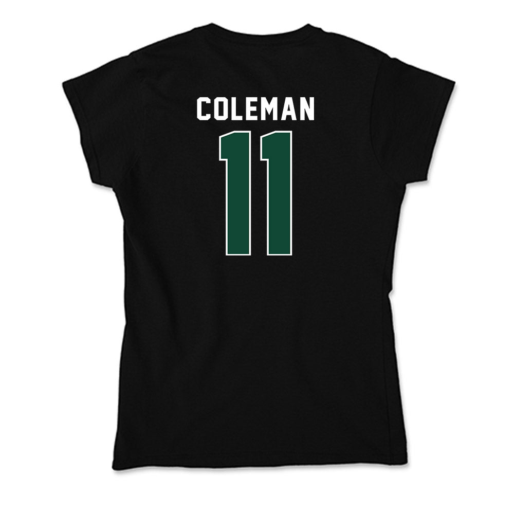Miami - NCAA Football : Dereon Coleman - Soft Style Women’s T-Shirt-1