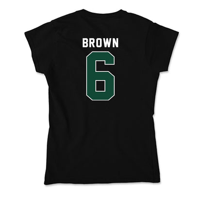 Miami - NCAA Football : CharMar Brown - Soft Style Women’s T-Shirt-1