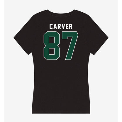 Miami - NCAA Football : Hunter Carver - Women's V-Neck T-Shirt-1
