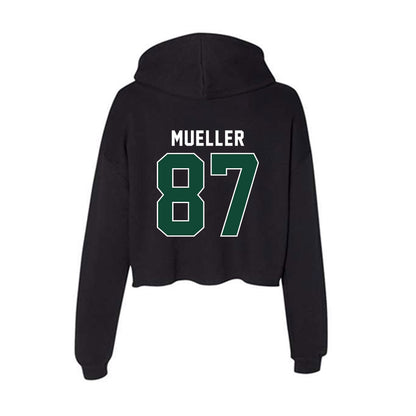 Miami - NCAA Football : Gavin Mueller - Women's Crop Fleece Hoodie-1