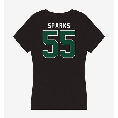 Miami - NCAA Football : JJ Sparks - Women's V-Neck T-Shirt-1