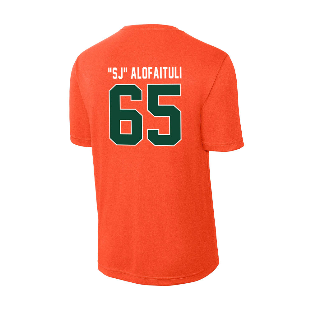 Miami - NCAA Football : Seuseu "SJ" Alofaituli - Activewear T-Shirt-1