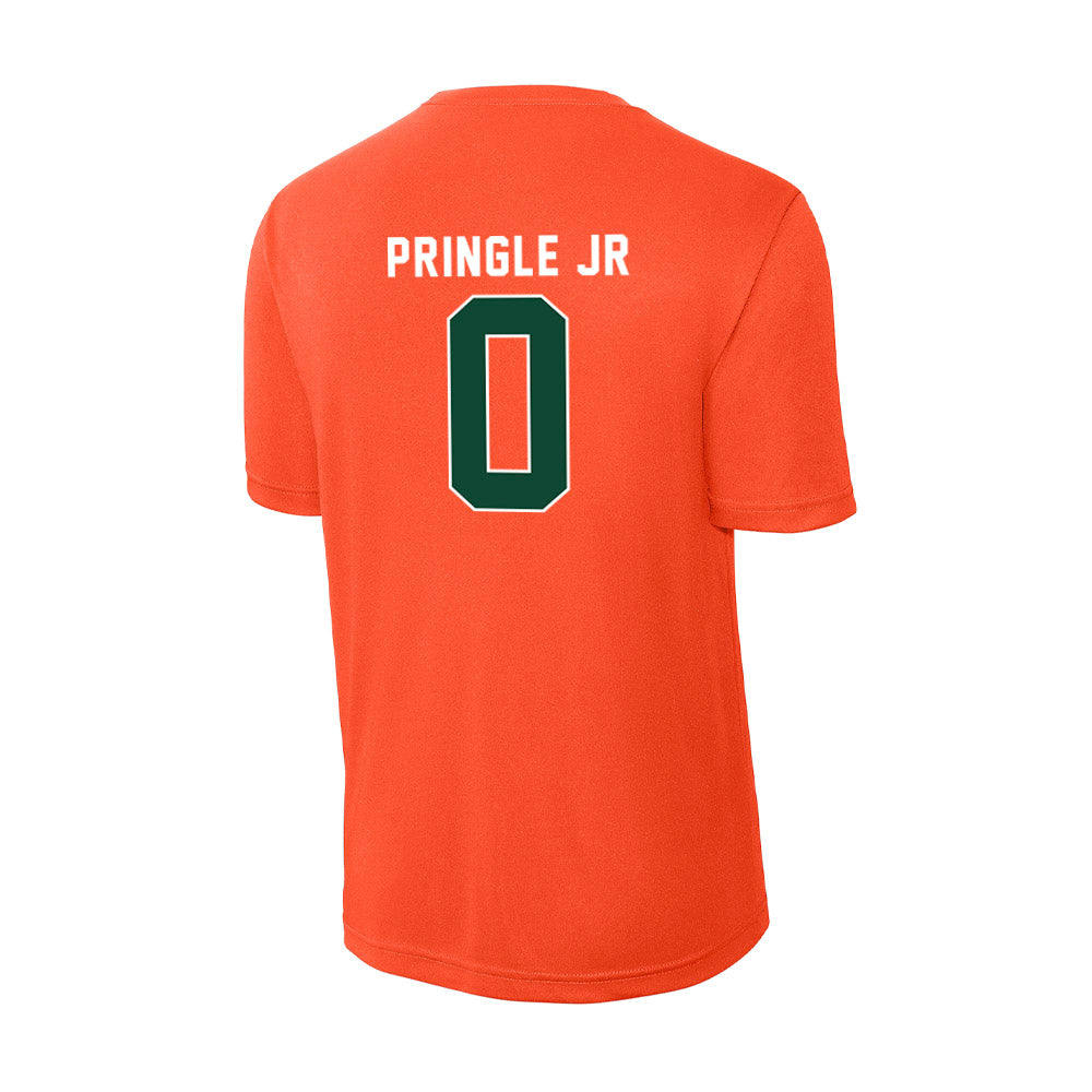 Miami - NCAA Football : Girard Pringle Jr - Activewear T-Shirt-1