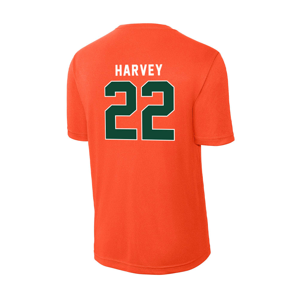 Miami - NCAA Women's Volleyball : Asia Harvey - Activewear T-Shirt-1
