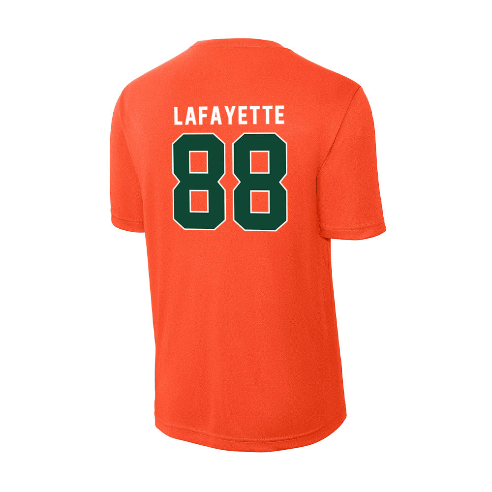 Miami - NCAA Football : DeAnthony Lafayette - Activewear T-Shirt-1
